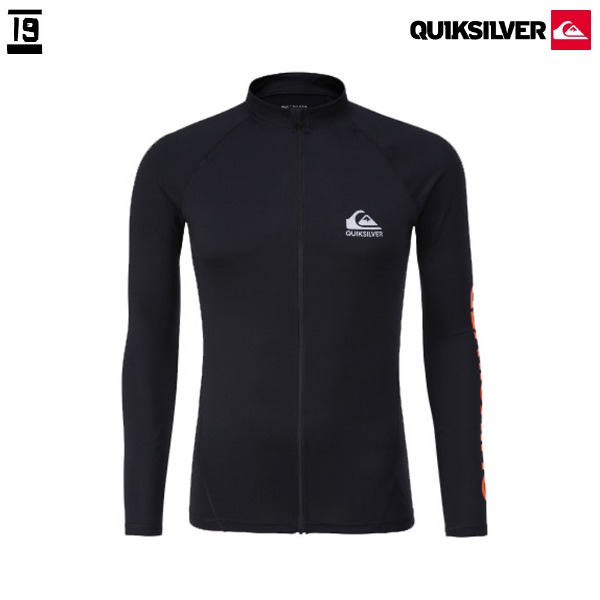18 QUIKSILVER 퀵실버 집업 래쉬가드 ONE DAY3 ZIP-UP_BLK
