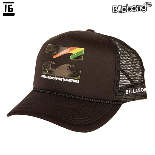 16 BILLABONG 빌라봉 SLICE PIPE TRUCKER HAT 모자 MEN MAHTESLP_BLACK