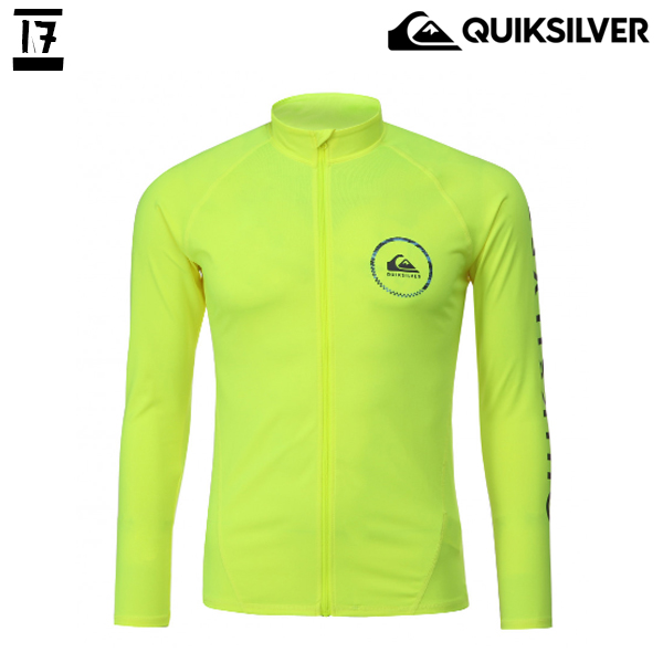 17 QUIKSILVER 퀵실버ONE DAY2 ZIP-UP 래쉬가드집업_YEL